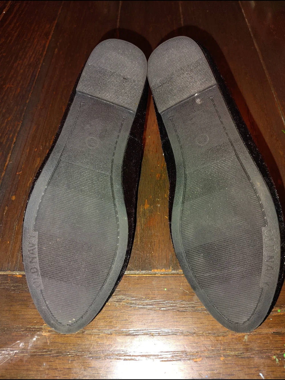 Girl’s Sz. 4 Strappy Black Velvet Mary Jane Flats NWOT